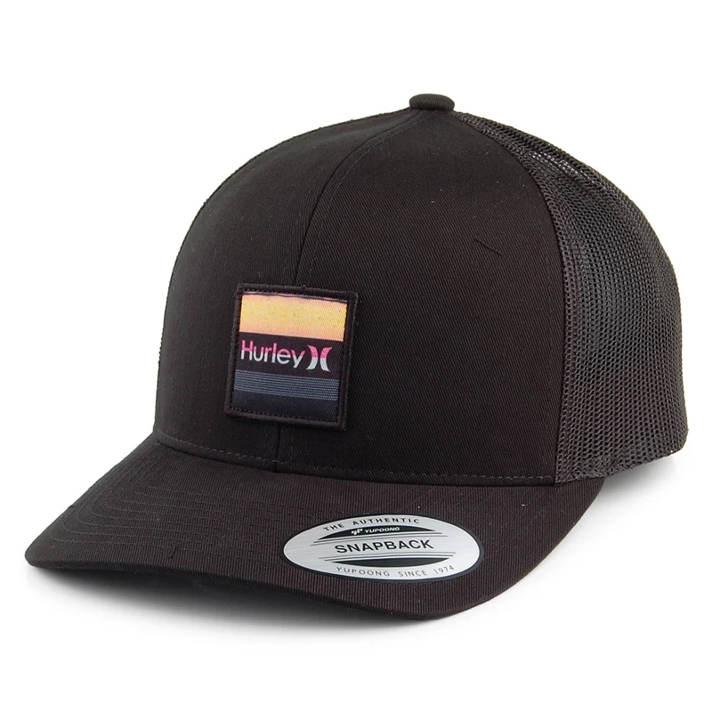 Hurley Overspray Baseball Cap - Schwarz