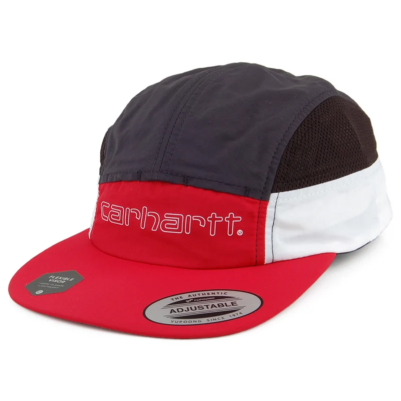 Carhartt WIP Terrace 5 Paneelen Cap - Rot-Marineblau