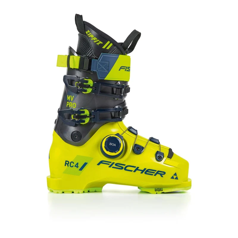 Fischer RC4 Pro MV Boa Skischuhe yellow/ carbon
