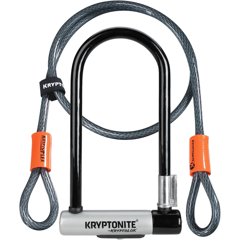 KryptoLok Mini U-Lock + FlexFrame Bracket Sold Secure Gold