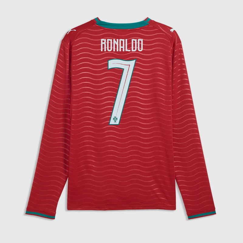 Puma Portugal 2026 Pre-Printed Langarm Heimtrikot