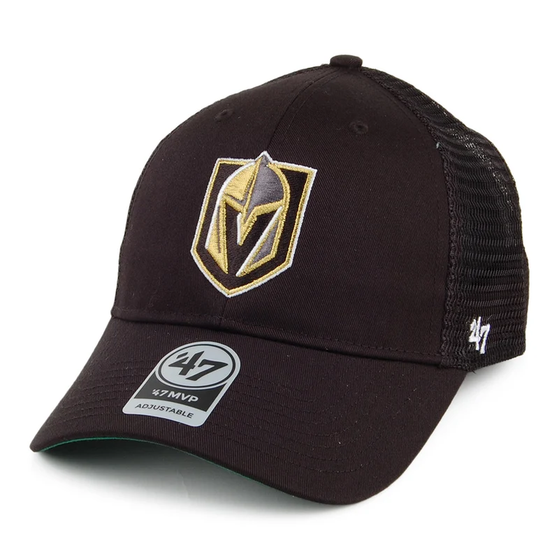 47 Brand Vegas Golden Knights Trucker Cap - Branson MVP - Schwarz