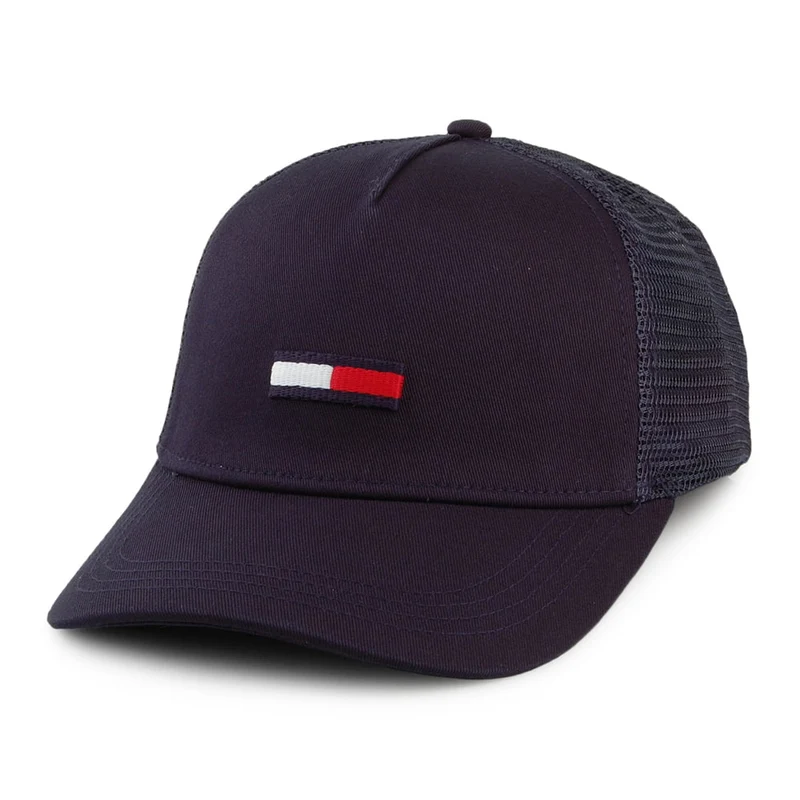 Tommy Hilfiger Flag Trucker Cap - Dunkles Marineblau