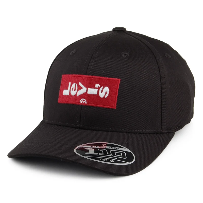 Levi's Lazy Tab Flexfit Baseball Cap - Schwarz