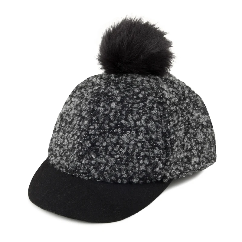 Scala Baseball Cap Mit Bommel - Schwarz