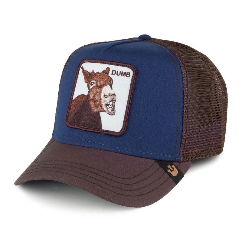 Goorin Brothers Dumbass Trucker Cap - Blau-Braun