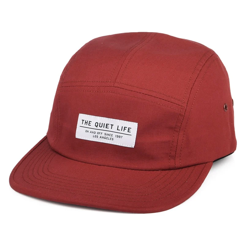 The Quiet Life Foundation 5 Paneelen Cap - Ziegelrot