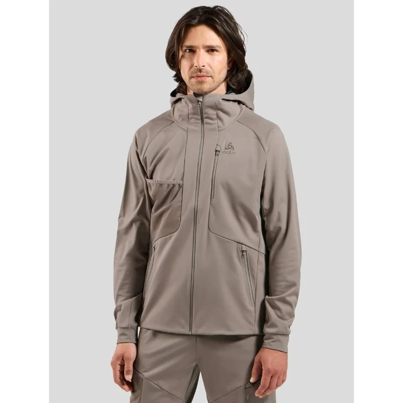 Odlo - Winddichte Zeroweight X-Warm Langlaufjacke- Cinder - Herren