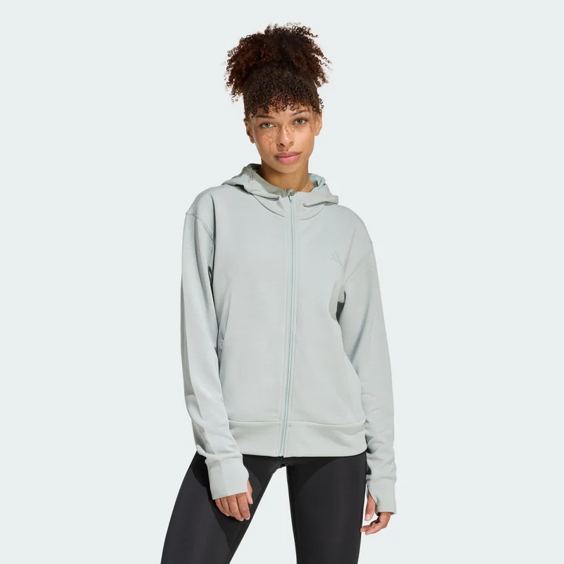 adidas Women Designed 4 Training Full-Zip Hooded Sweatshirt