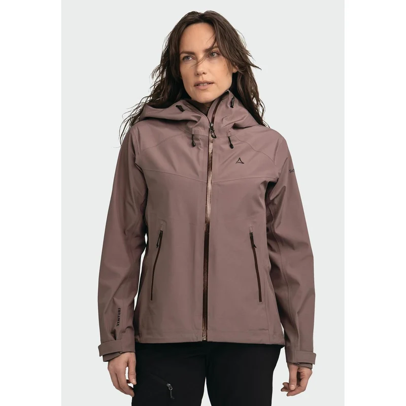Schöffel Damen Multifunktionale Jacke für Wanderungen Cascata Twilight Mauve