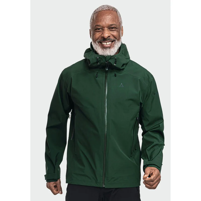 Schöffel Herren Multifunktionale Jacke für Wanderungen Cascata Dark Jade