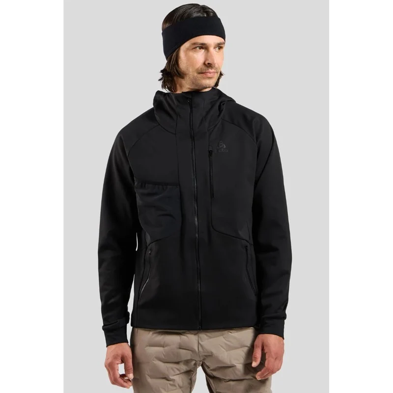 Odlo - Winddichte Zeroweight X-Warm Langlaufjacke - Black - Herren