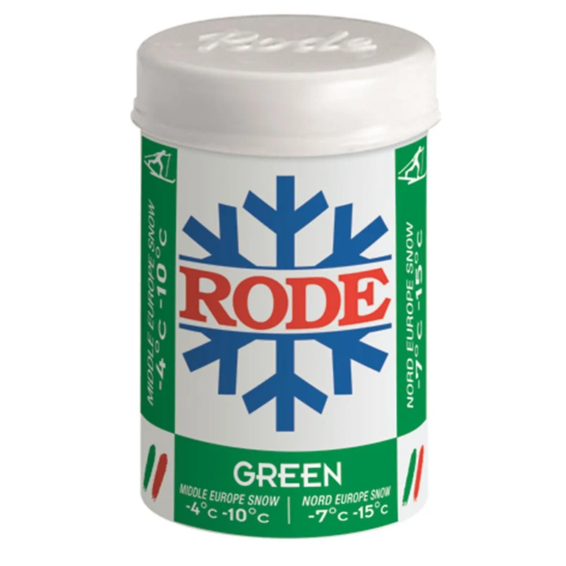 Rode P20 Ski Wax Green -4°C/-10°C, 45g