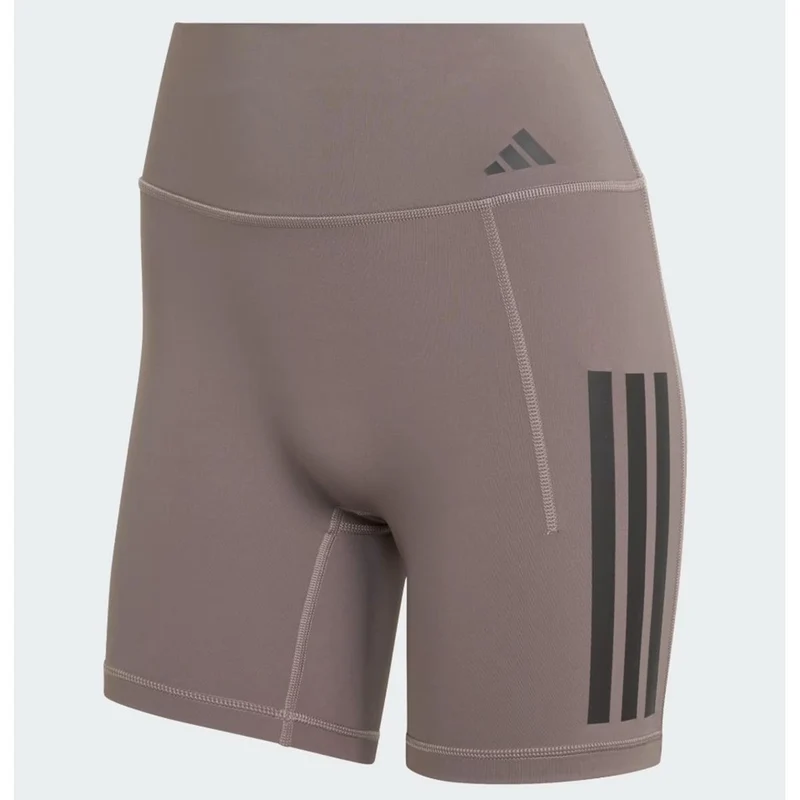 Adidas Optime Workout 3-Streifen kurze Leggings Women charcoal