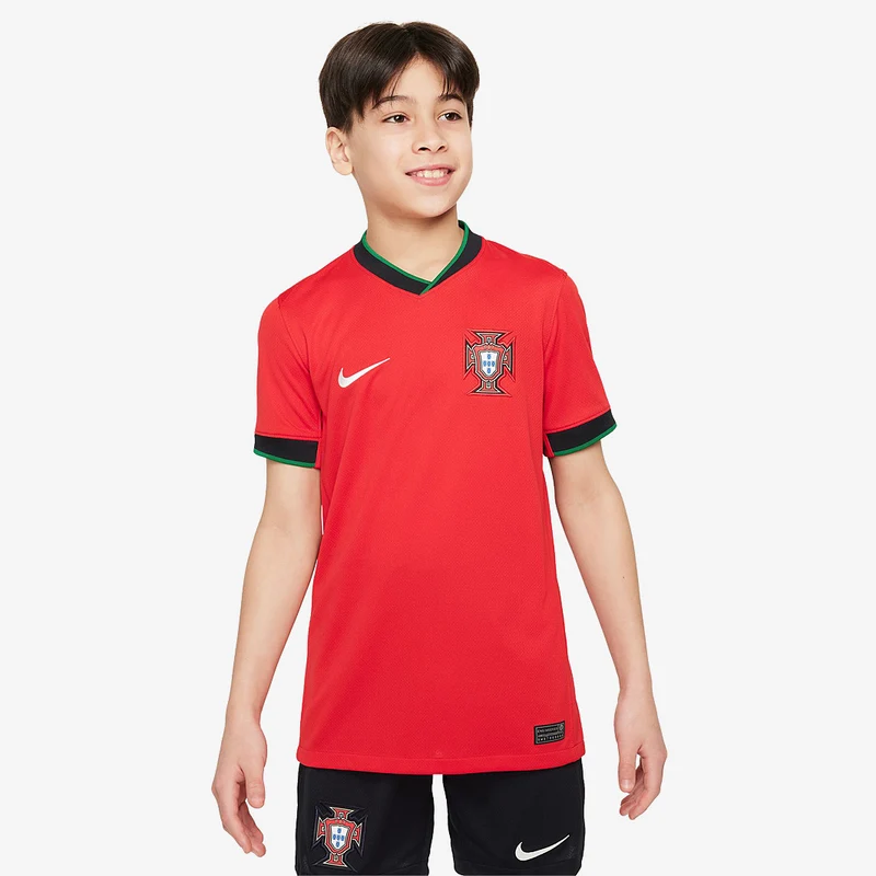 Nike Portugal 2024 Kinder Dri-FIT Stadium Heimtrikot
