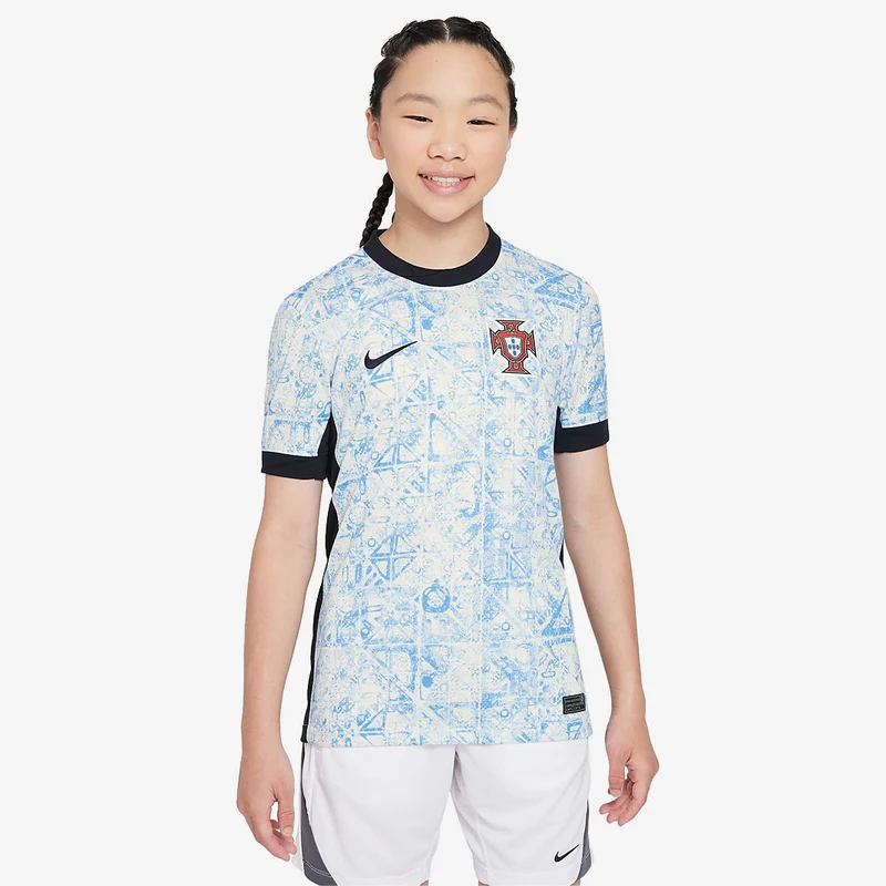 Nike Portugal 2024 Kinder Dri-FIT Stadium Auswärtstrikot