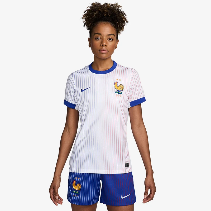 Nike Frankreich 2024 Damen Dri-FIT Stadium Auswärtstrikot