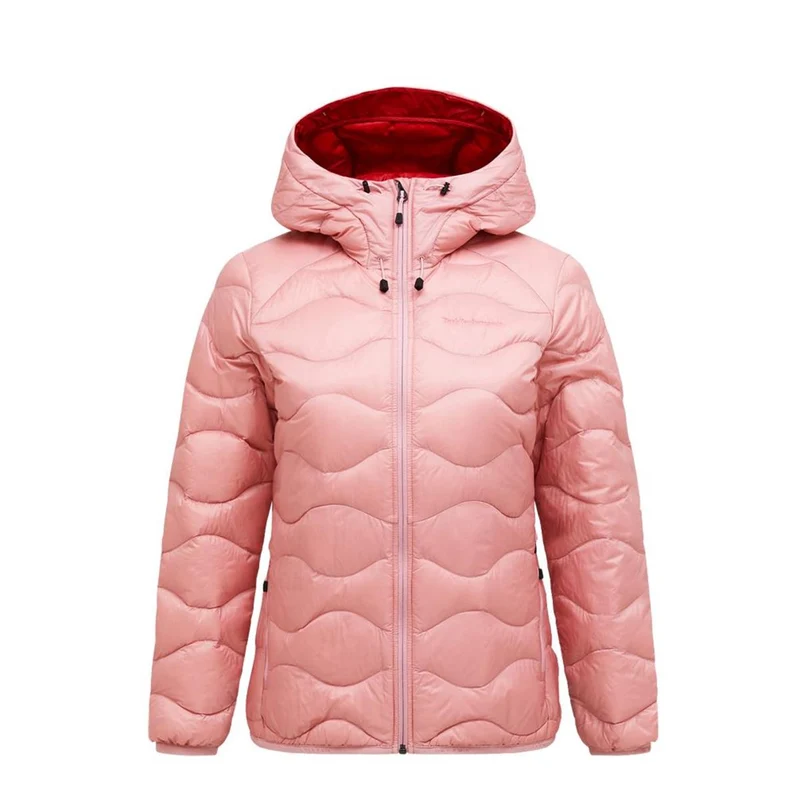 Peak Performance W Helium Down Hood Jacket warm blush Damen Daunenjacke