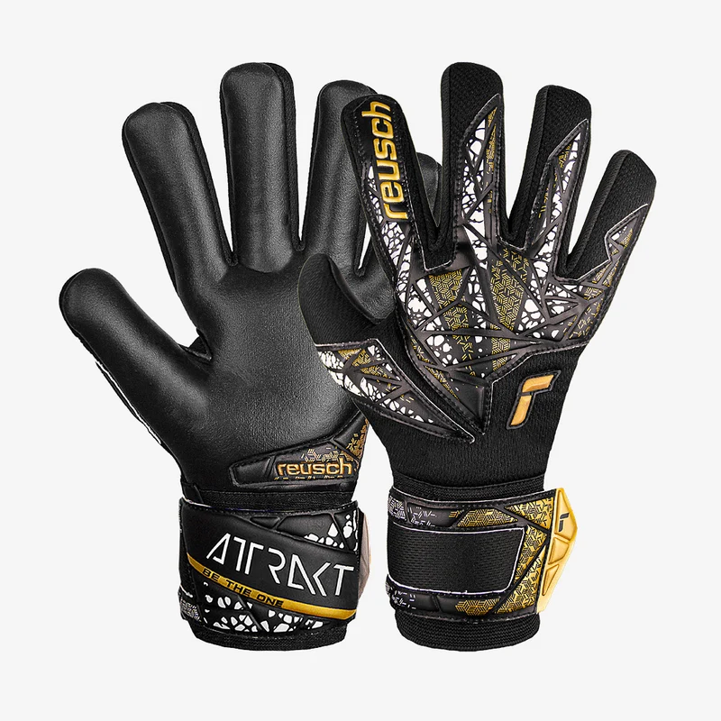 Reusch Kinder Attrakt Silver Negative Cut Finger Support