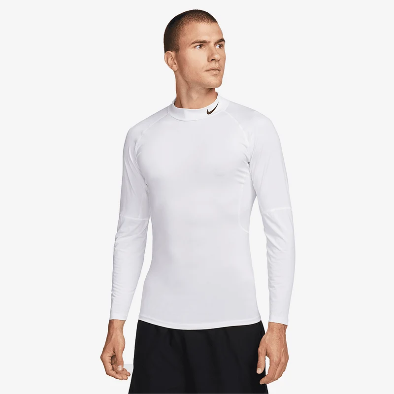 Nike Pro Dri-FIT Tight-Fit Mock-Neck T-Shirt