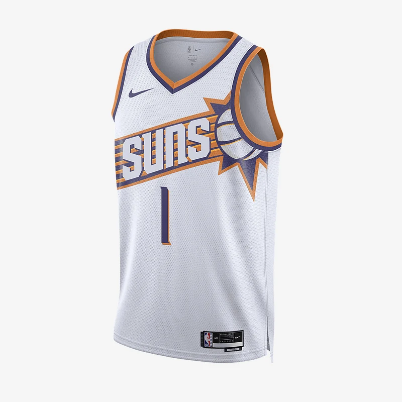 Nike NBA Devin Booker Phoenix Suns Dri-FIT Swingman Association 2023 Trikot