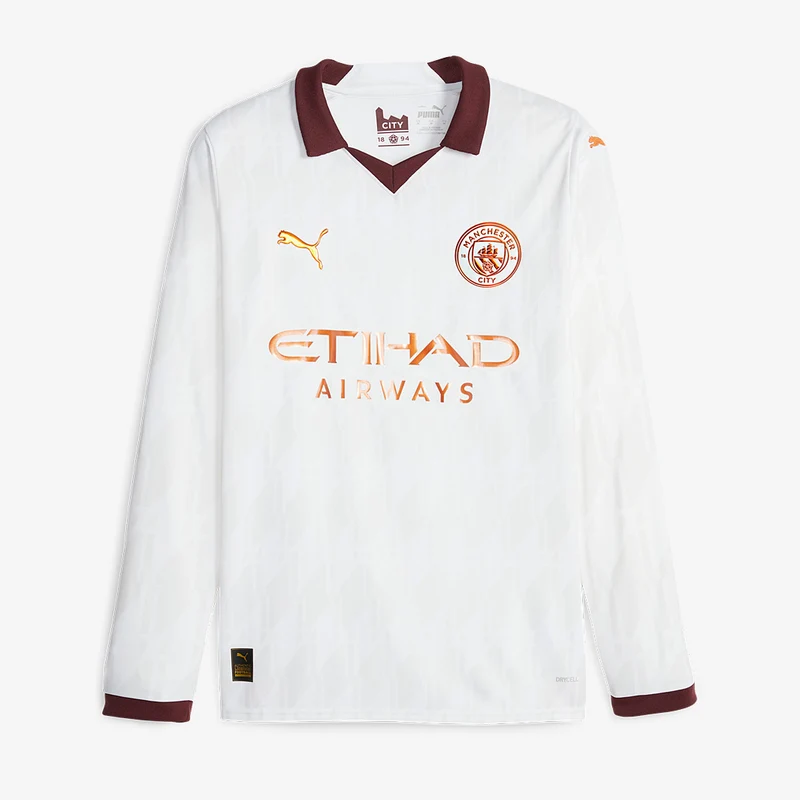 Puma Manchester City 23/24 LS Away Shirt