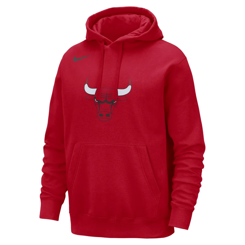 Nike NBA Chicago Bulls Club Pull-Over Hoodie