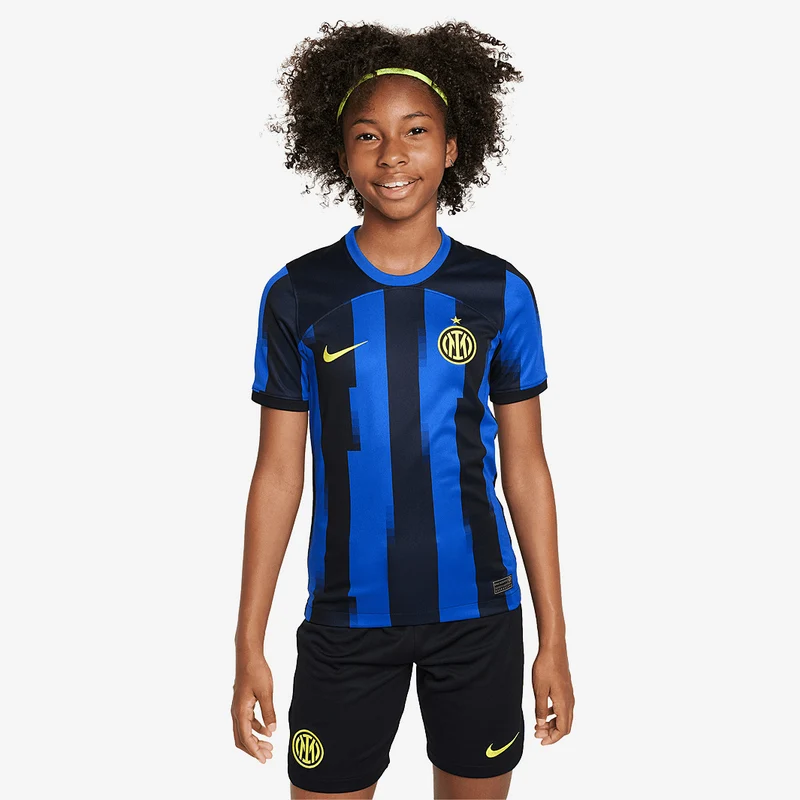 Nike Kinder Inter Milan 23/24 Dri-Fit Stadium Heimtrikot