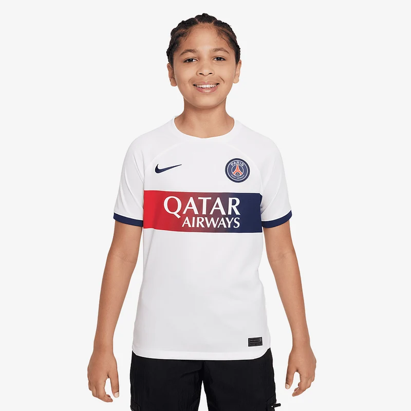 Nike Paris Saint-Germain 23/24 Kids Dri-Fit Stadium SS Away Shirt