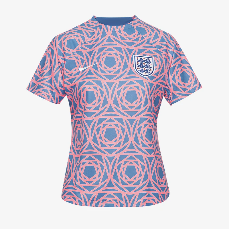 Nike Womens England 2023 Dri-Fit SS Pre-Match Top