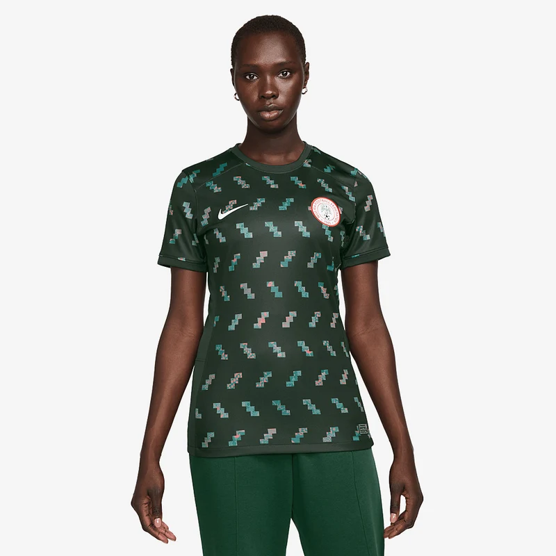 Nike Nigeria 2023 Womens Dri-Fit Away SS Stadium Shirt