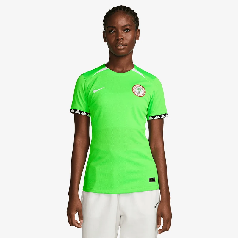 Nike Womens Nigeria 2023 Dri-Fit Stadium SS Home Shirt