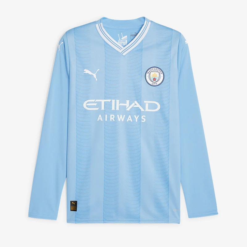 Puma Manchester City 23/24 Langarm Heimtrikot