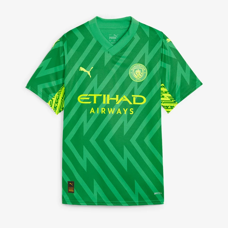 Puma Kinder Manchester City 23/24 Kurzarm Torwarttrikot