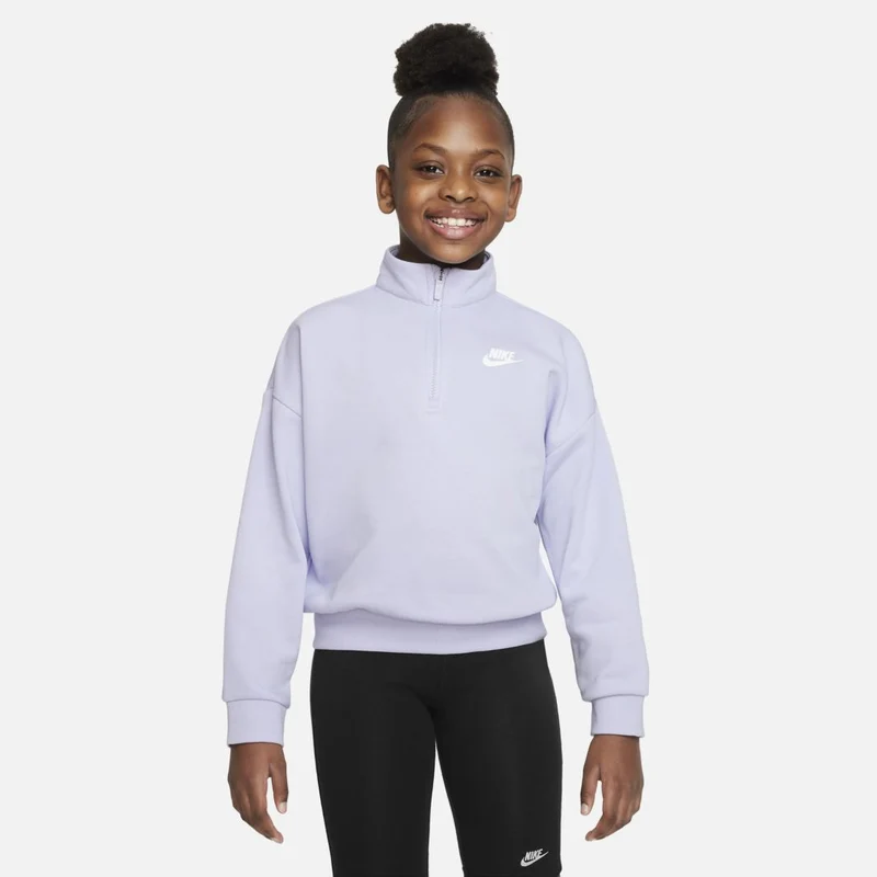 Nike Sportswear Ältere Kinder Club Fleece 1/2-Zip Top (8-15 Jahre)