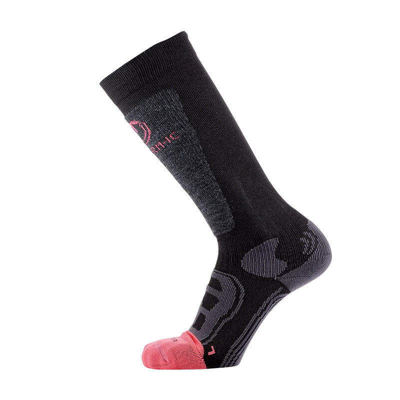 Ski socks with warmer pocket - Warmer Ready pink