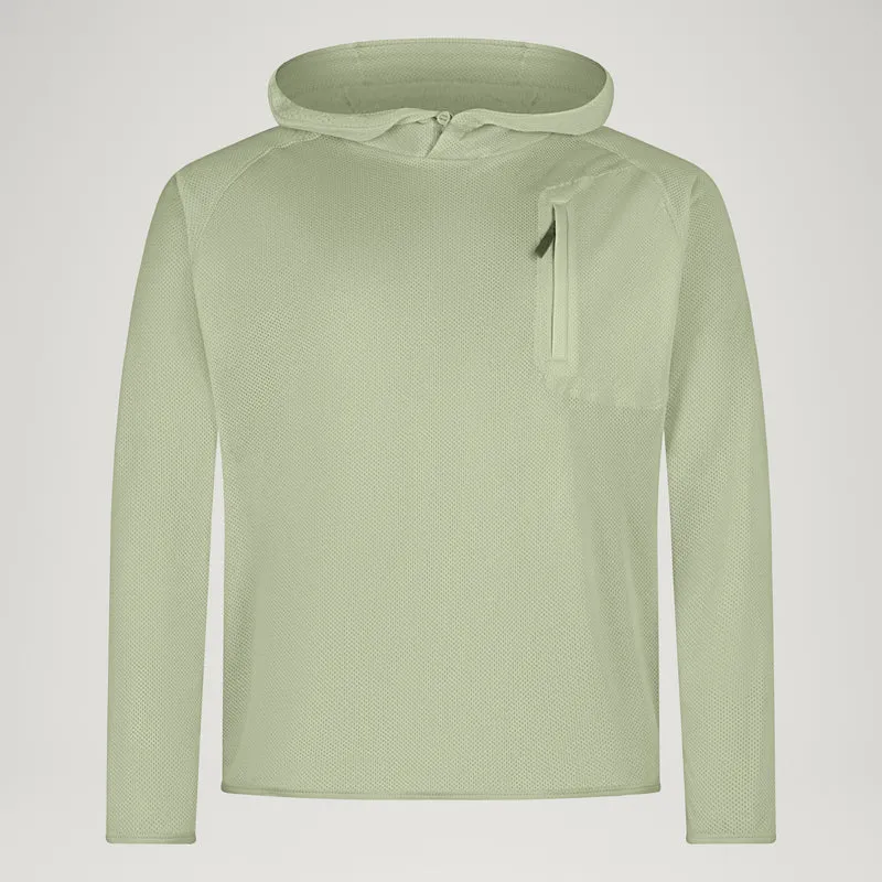 Men's SulTrac Breathable Hoodie - Tender Greens