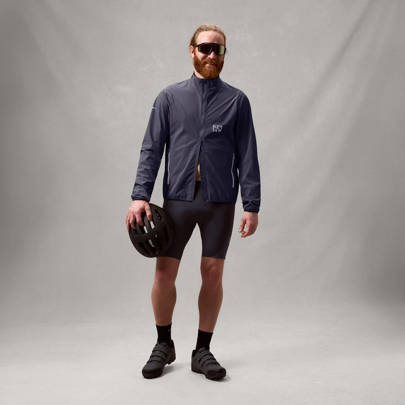 Men's AllTrack Ride Packable Jacket - Carbon Grey
