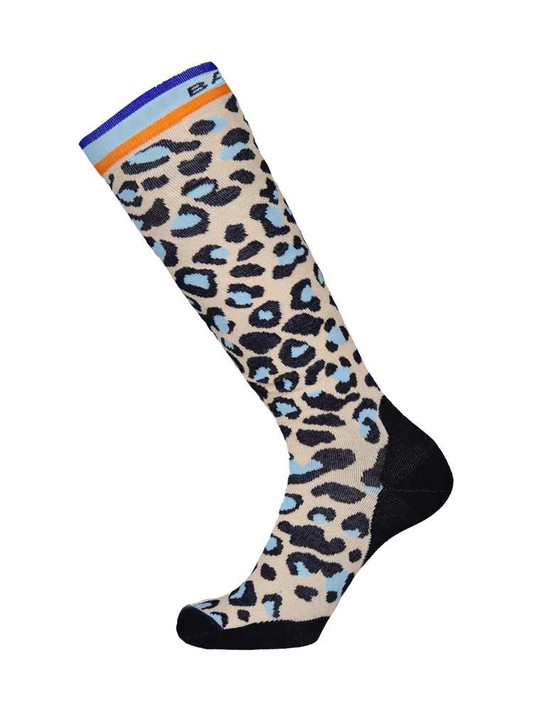 BARTS Snow Sock Leopard Unisex Merinowolle Socken