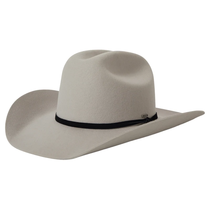 Brixton Laredo Weather Guard Cowboy Hut aus Wollfilz - Steingrau
