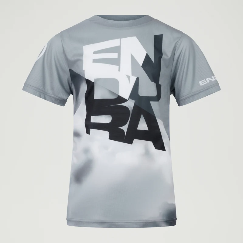 Kids SingleTrack Core Tee - Dreich Grey