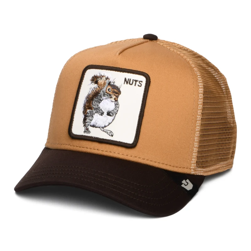 Goorin Nuts Trucker Cap - Hellbraun-Braun