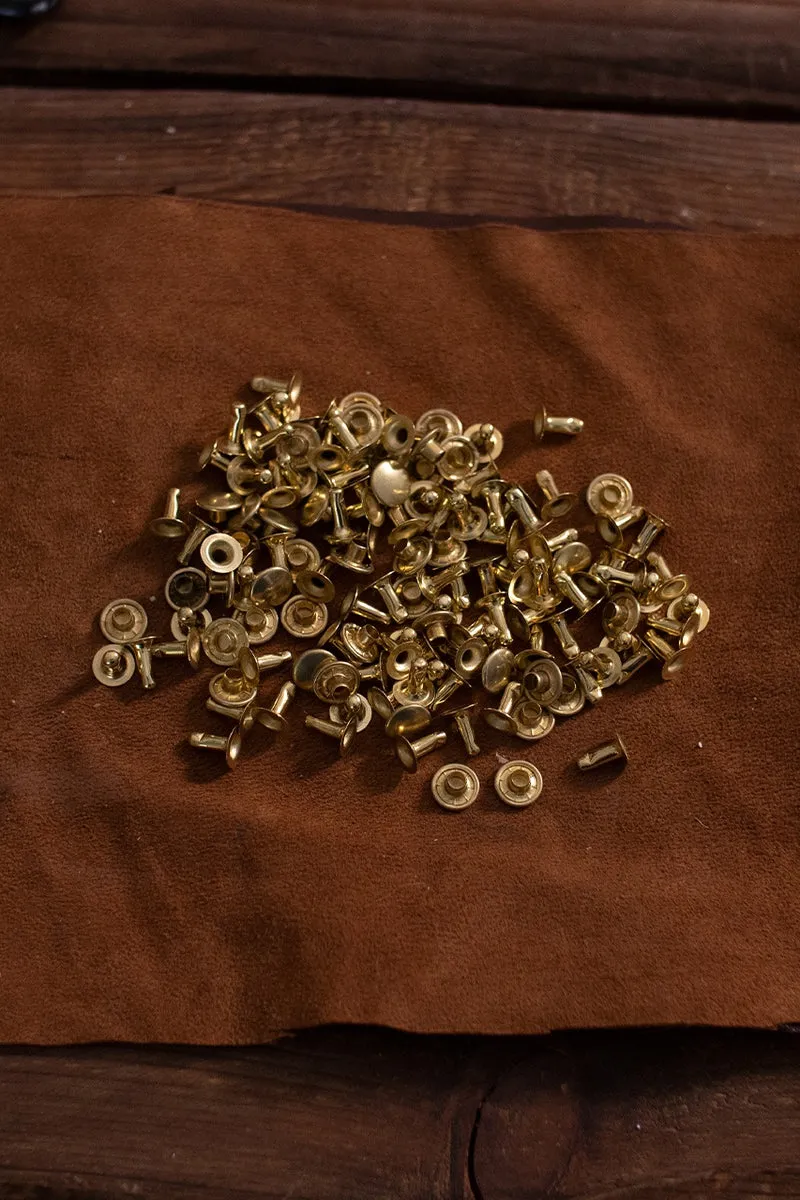 Hohlniete KØ9,2 x L9,0 mm Eisen/Messing