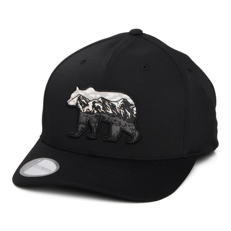 Columbia Scenic Stroll Lost Lager 3D Stretch Flexfit Snapback Cap - Schwarz