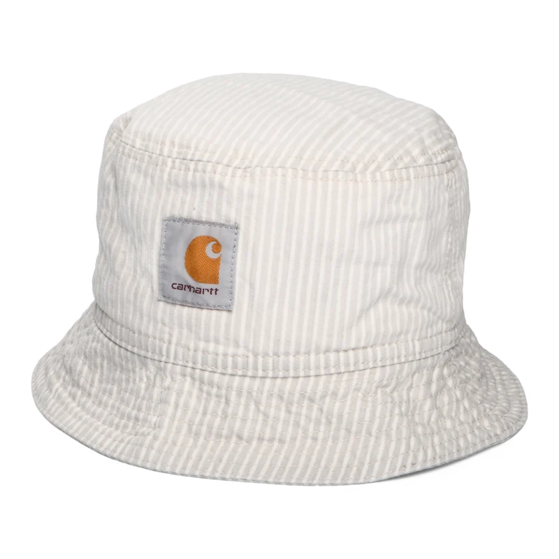 Carhartt WIP Mercer Fischerhut gestreift - Cremeweiß-Grau