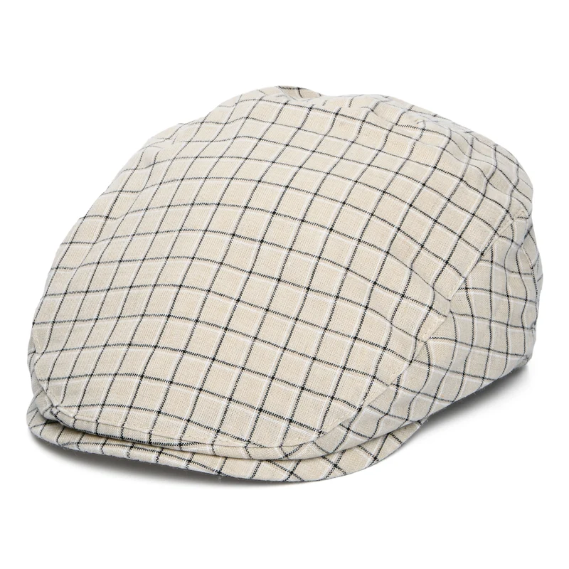 Bailey Liam Schiebermütze aus Baumwoll-Leinen - Beige
