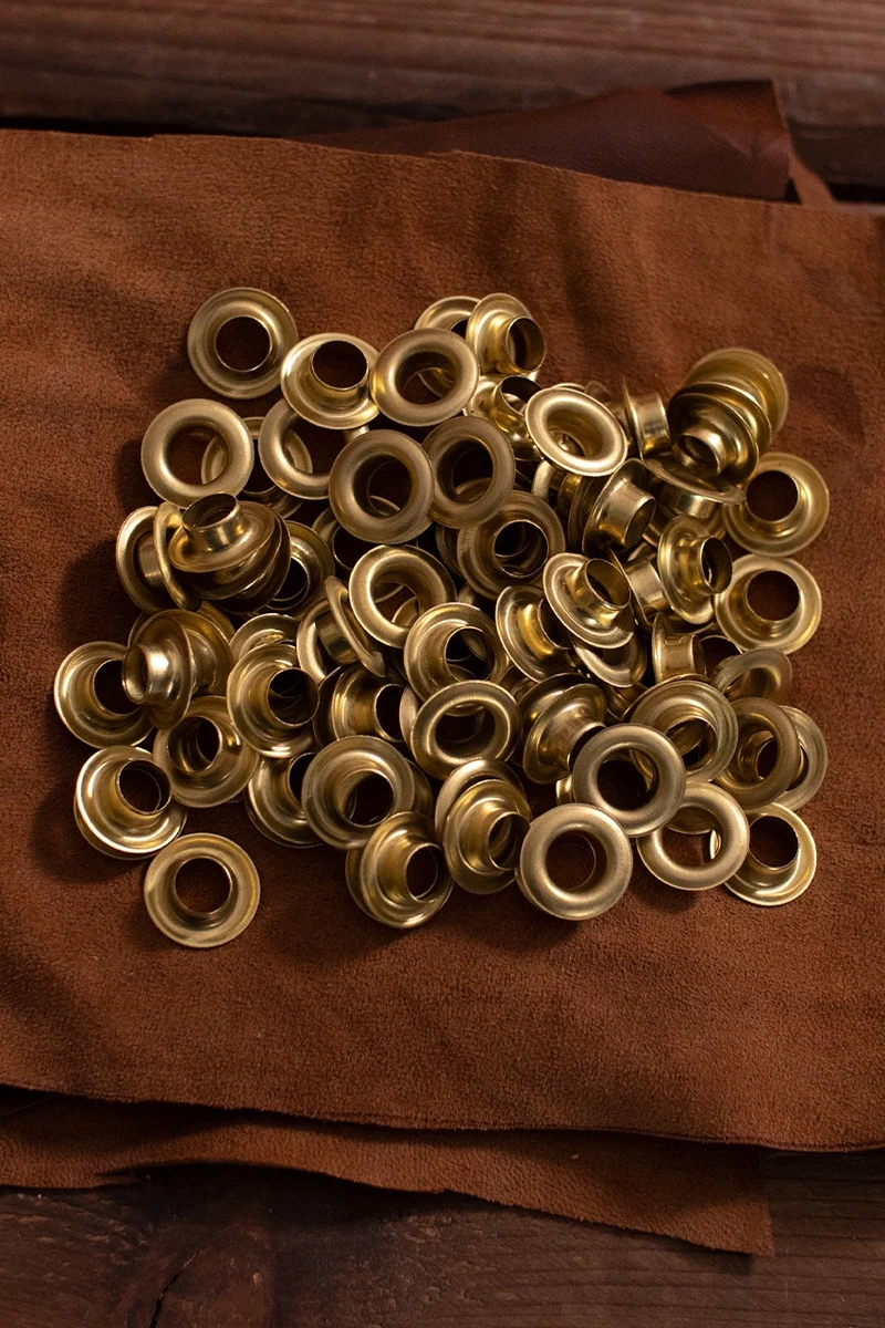Eyelet Shaft D:10,0 mm; L:4,5 mm; U:18,8 mm Brass