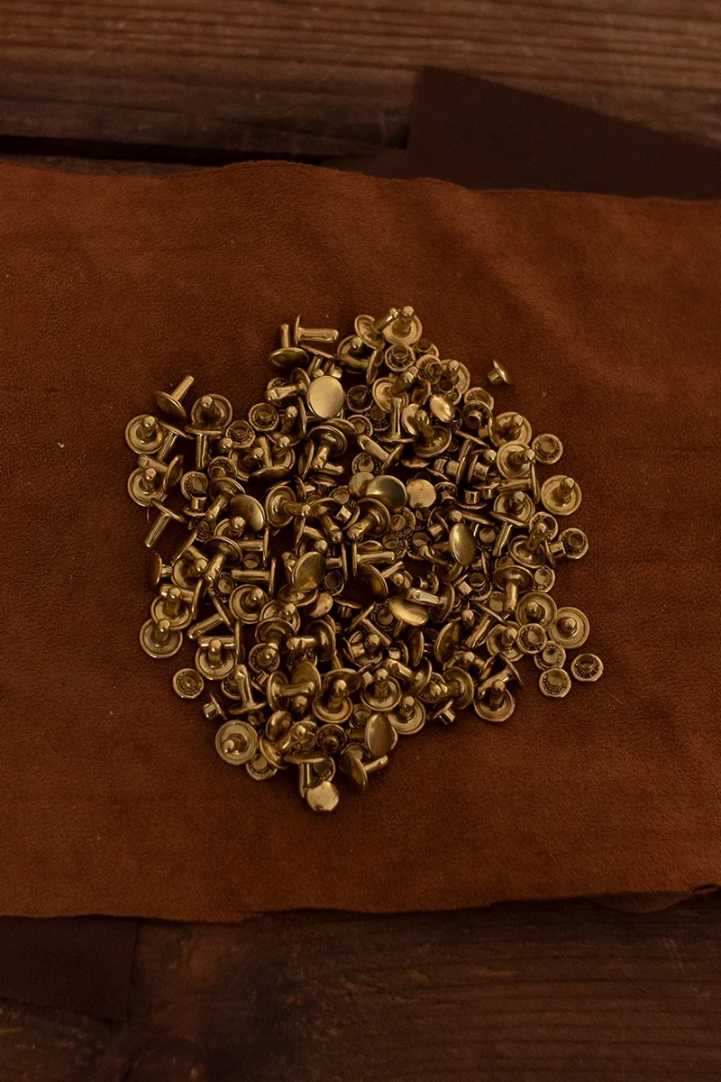 Hollow Rivet KØ7,0 UØ9,2 x L8,2 mm Brass