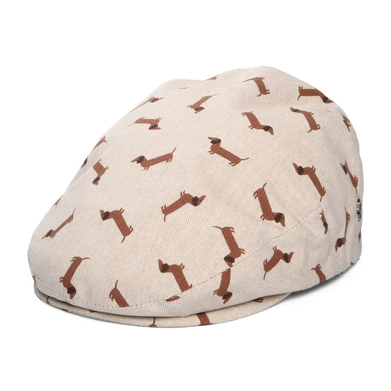 City Sport Dachshund Schiebermütze aus Baumwolle - Beige