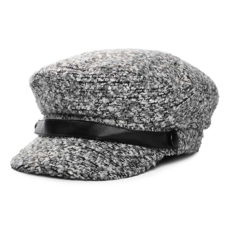 Scala Donna Bouclé Bakerboy Ballonmütze - Grau